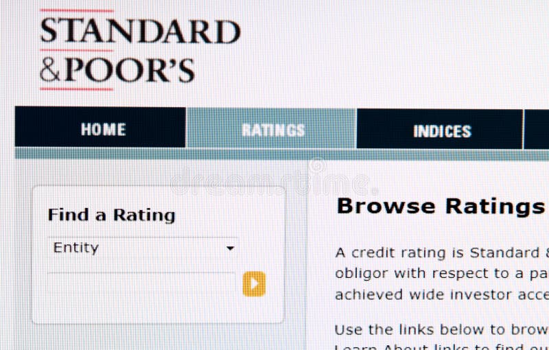 Screenshot of Standard and Poor's research homepage. Financial ratings for European countries are crucial for their economies. Screenshot of Standard and Poor's research homepage. Financial ratings for European countries are crucial for their economies.