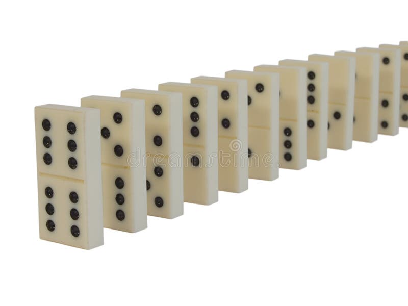 Standing dominoes