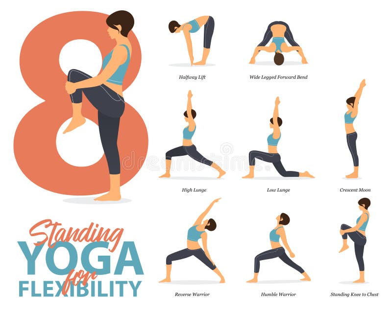 Standing Yoga Stock Illustrations – 8,137 Standing Yoga Stock