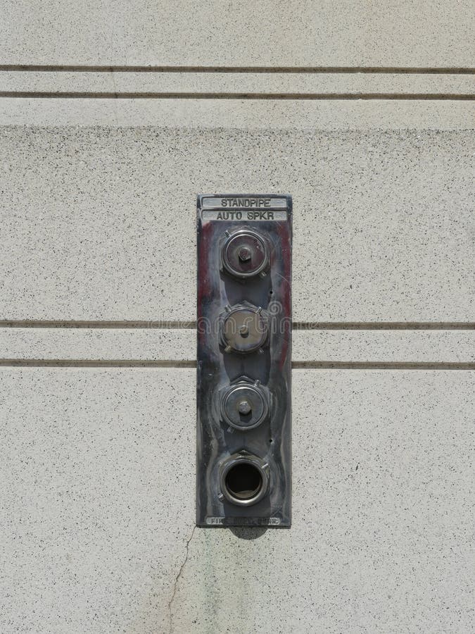 Standpipe in wall