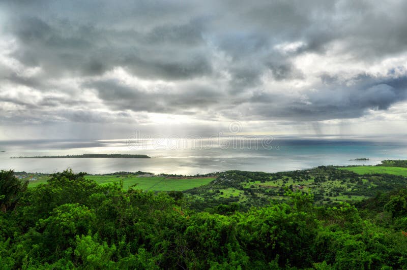 A vantage point overlooking the sea. A vantage point overlooking the sea