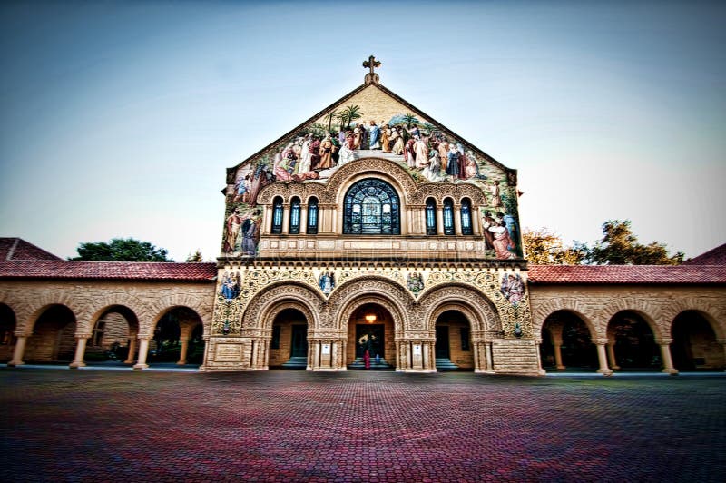Stanford Memorial Church (also referred to informally as MemChu)[1] is located at the center of the Stanford University campus in Stanford, California, United States. It was built during the American Renaissance[2] by Jane Stanford as a memorial to her husband Leland. Designed by architect Charles A. Coolidge, a protÃ©gÃ© of Henry Hobson Richardson, the church has been called the University's architectural crown jewel.