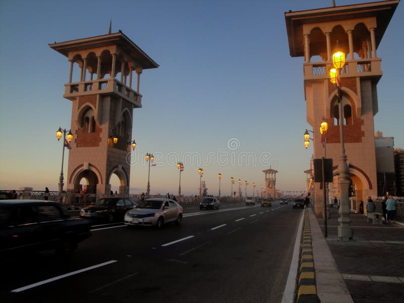 Stanley Bridge. Egypt . Alexandria 2020