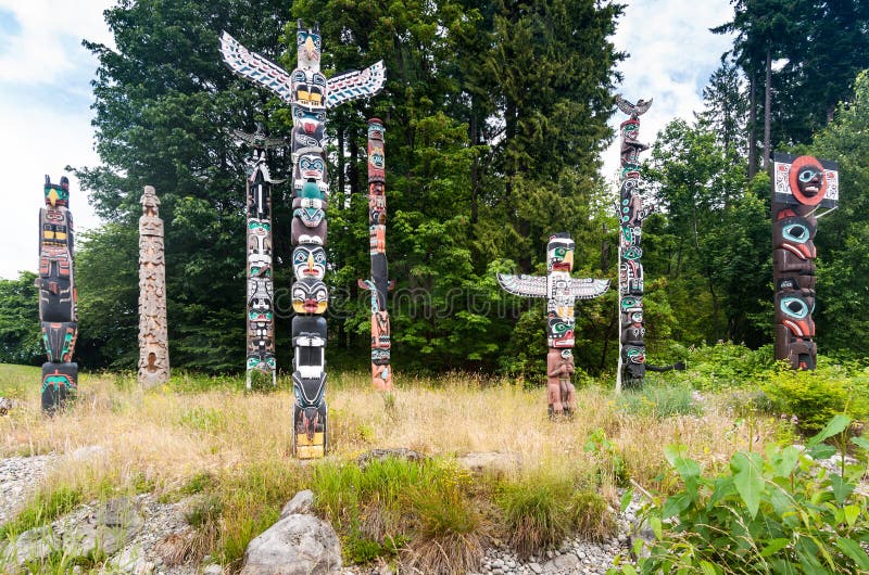 Stanley Park Totem Poles.