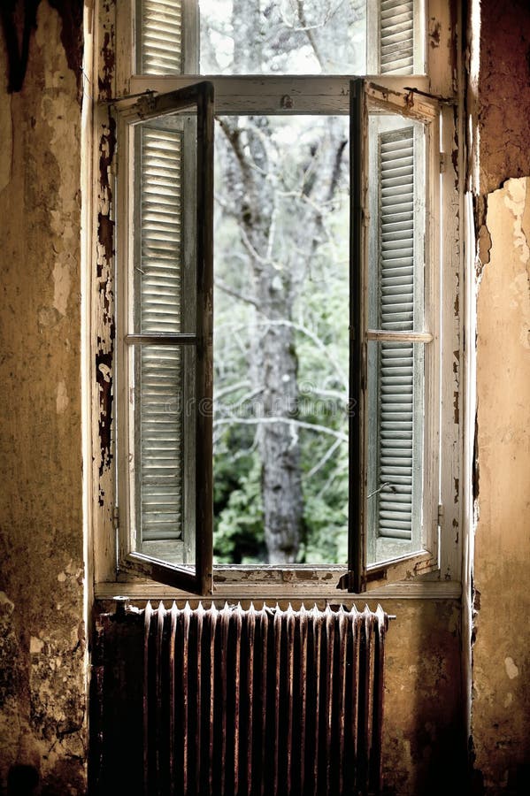 Abandoned room in an old empty house. Abandoned room in an old empty house