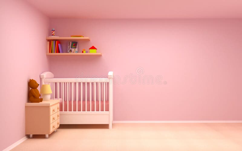 Stanza del bambino illustrazione di stock Stanza del bambino illustrazione di stock