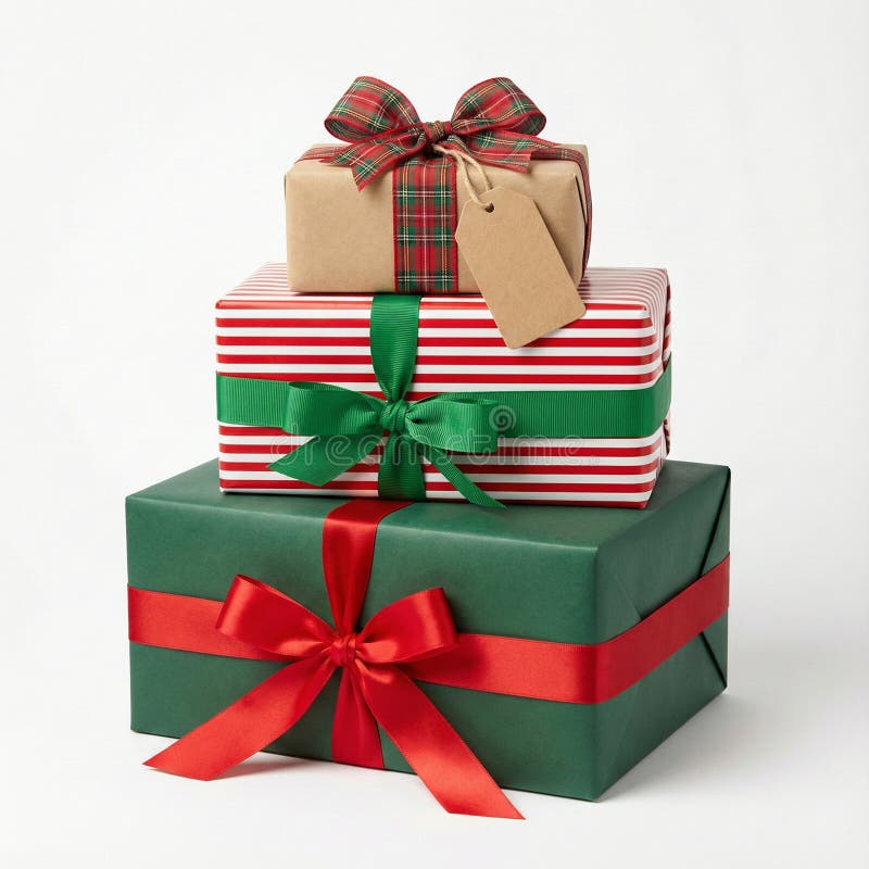 Stapel Cadeaudozen stock fotografie