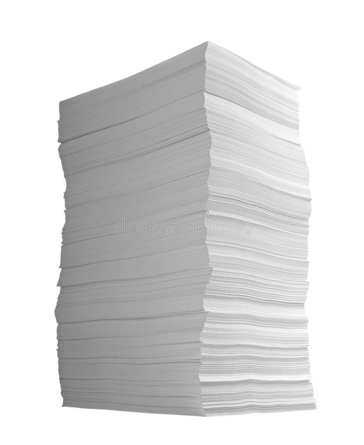 Stapel des Papierdokumenten-Bürogeschäfts