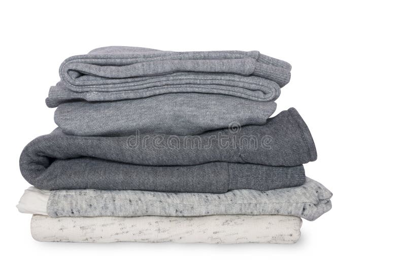 Stapel schone kleren voor kinderen royalty-vrije stock foto's Stapel schone kleren voor kinderen royalty-vrije stock foto's