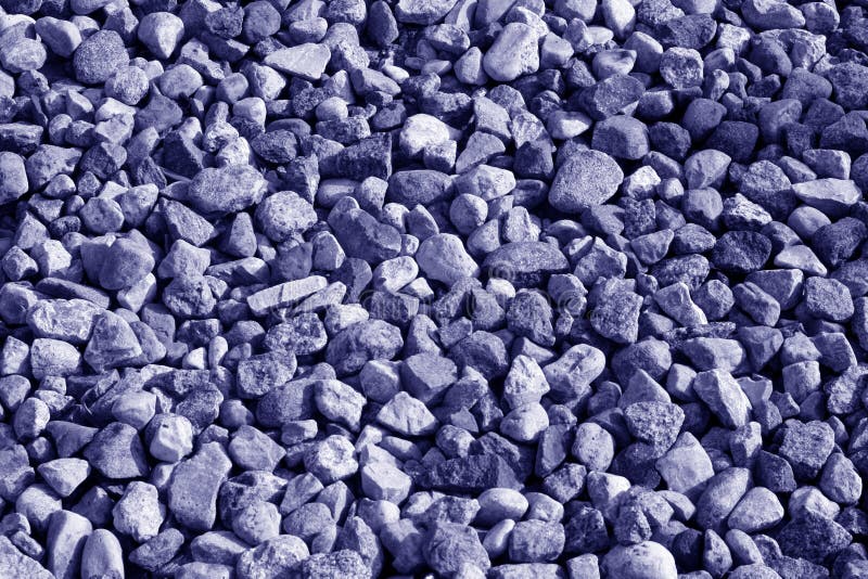 Stapel van grintstenen in blauwe kleur royalty-vrije stock foto's Stapel van grintstenen in blauwe kleur royalty-vrije stock foto's