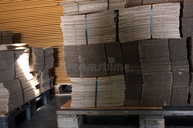Stapel van karton royalty-vrije stock afbeeldingen Stapel van karton royalty-vrije stock afbeeldingen
