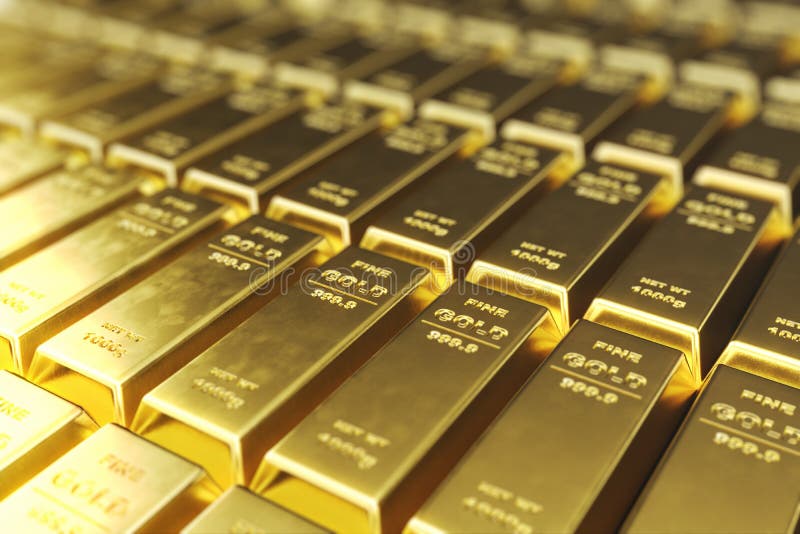 Stack close-up Gold Bars, weight of Gold Bars 1000 grams Concept of wealth and reserve. Concept of success in business and finance. 3d rendering. Stack close-up Gold Bars, weight of Gold Bars 1000 grams Concept of wealth and reserve. Concept of success in business and finance. 3d rendering