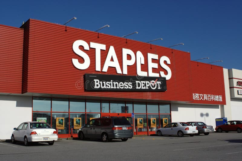 Staples/ the Business Depot Editorial Stock Photo Image of shop, pens