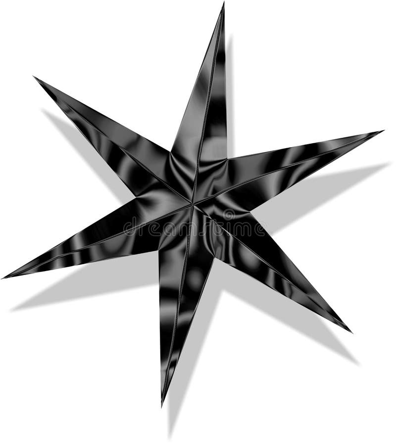 Star in 3D Chrome