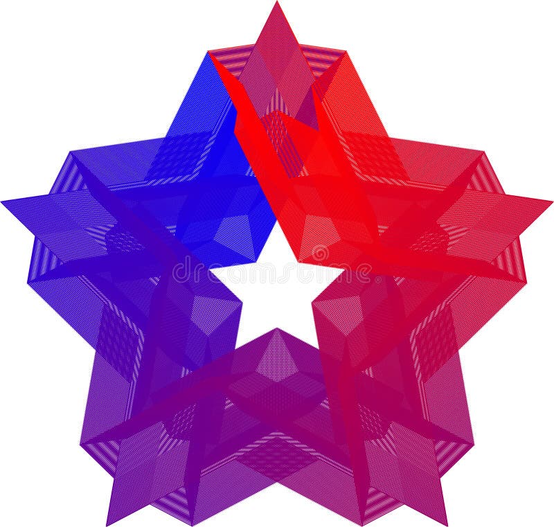 Star Abstract Logo stock vector. Illustration of blue - 114399584