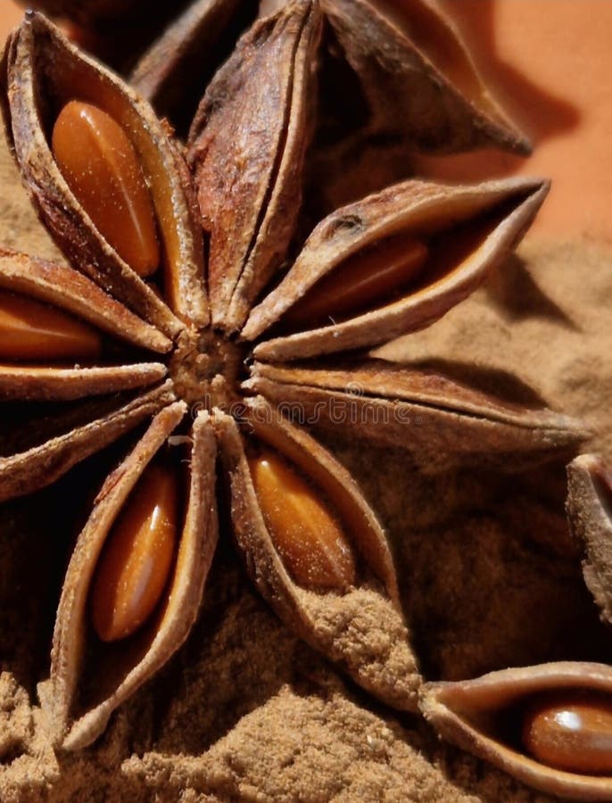 Star Anise and Cinnamon Spices Stock Image Image of homemade, star