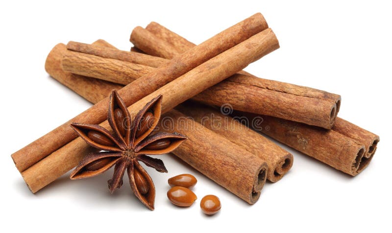 Star anise and cinnamon