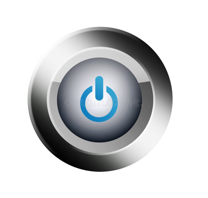 Star button royalty free illustration