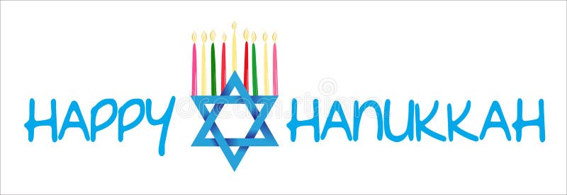 Star of David and Menorah for Hanukkah