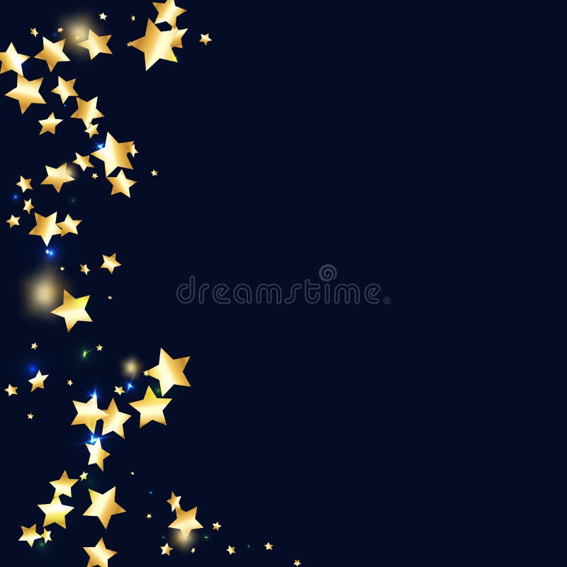 Star Falling Confetti Background. Stock Vector - Illustration of ...