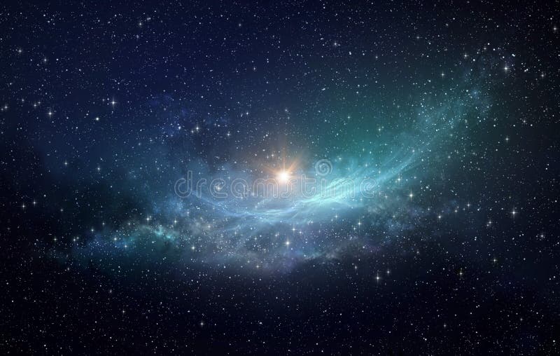 Galaxie panoramatický, hviezda zhluk hmlovina lesklý v mliečny spôsob vysoký definície.