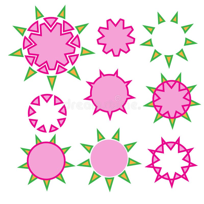 Star Hexagon Pattern Background Illustration Design Abstract