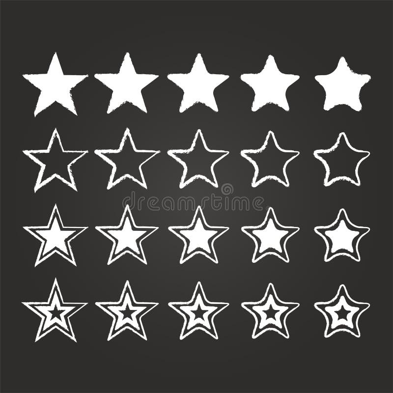 Star Icon Set vector illustration Star Icon Set vector illustration