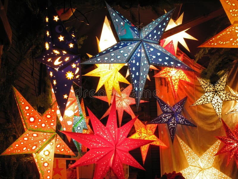 Star lights stock image. Image of stars, christmas, white 11744397