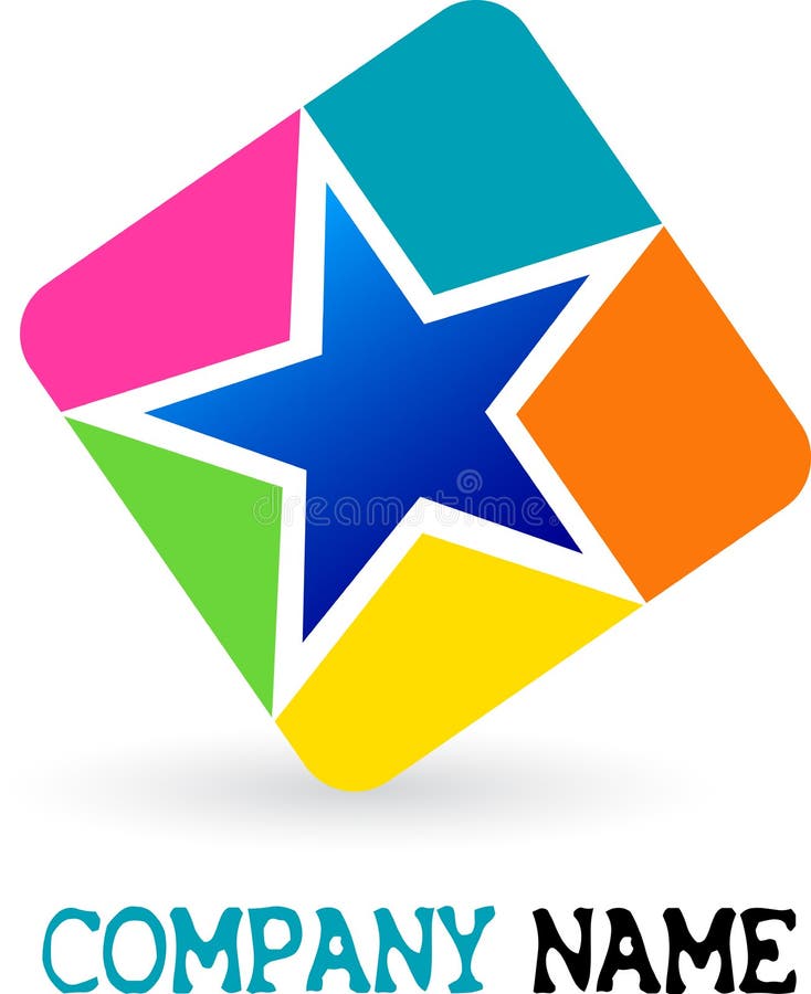Star logo royalty free illustration