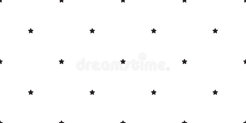 Star Seamless Pattern Vector Isolated Background Wallpaper Repeat Stock  Illustration - Illustration of modern, shape: 125653525