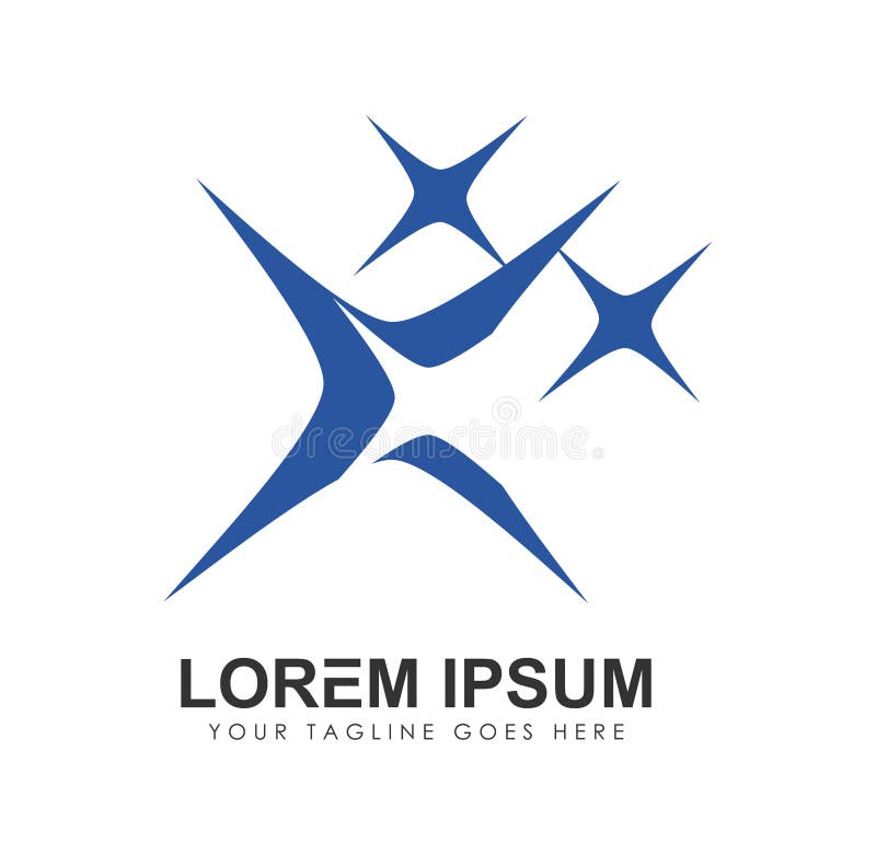 Star Shine Logo Vector Icon royalty free illustration