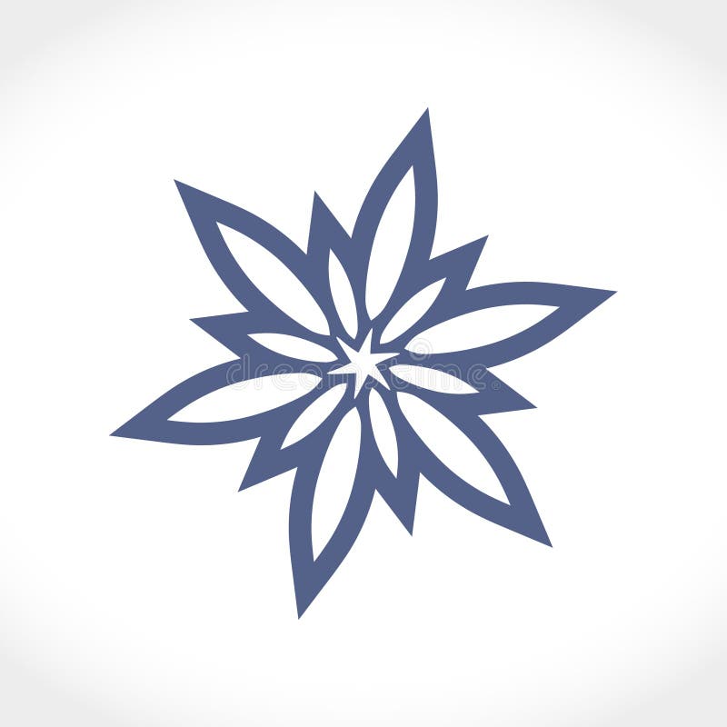 Star stencil pattern. royalty free illustration