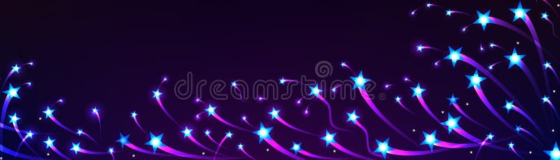 Star swim banner bright RGB