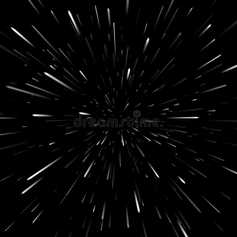 Star Warp abstract background