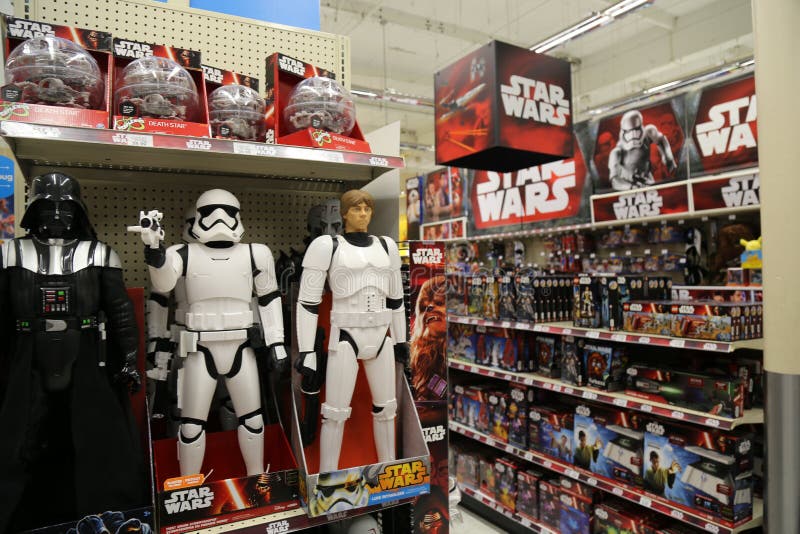 Nota Divertidísimo Deseo Star Wars Toy Display Para La Fuerza Viernes Fotografía editorial - Imagen  de juguetes, estrella: 58919507