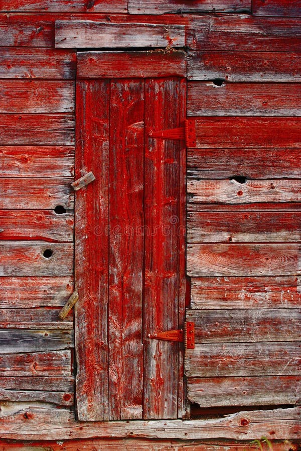 A weathered old shed door. A weathered old shed door.