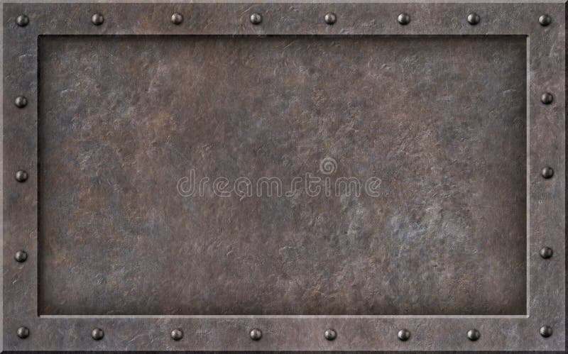 Stara metal kontrpary ruch punków ramy 3d ilustracja obrazy royalty free Stara metal kontrpary ruch punków ramy 3d ilustracja obrazy royalty free