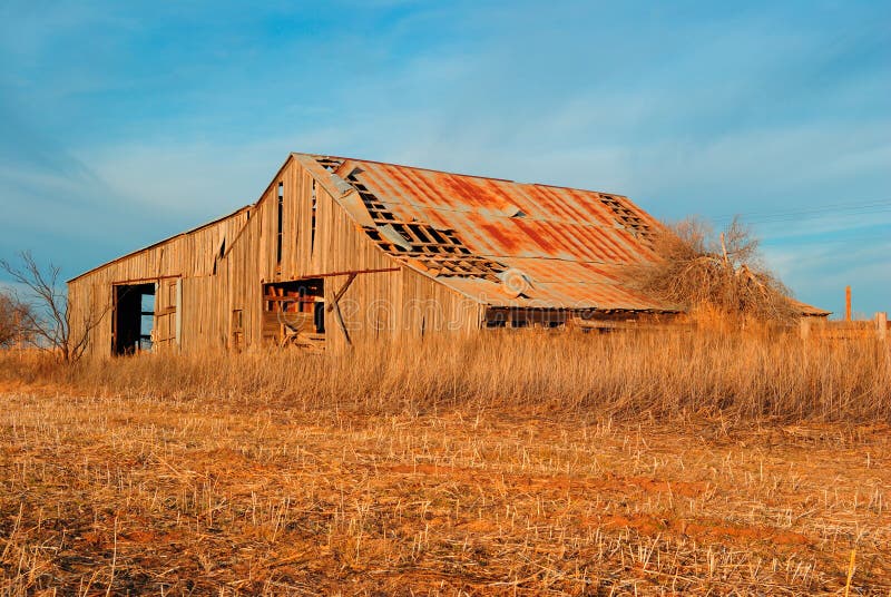 Old barn in southwest Oklahoma. Old barn in southwest Oklahoma