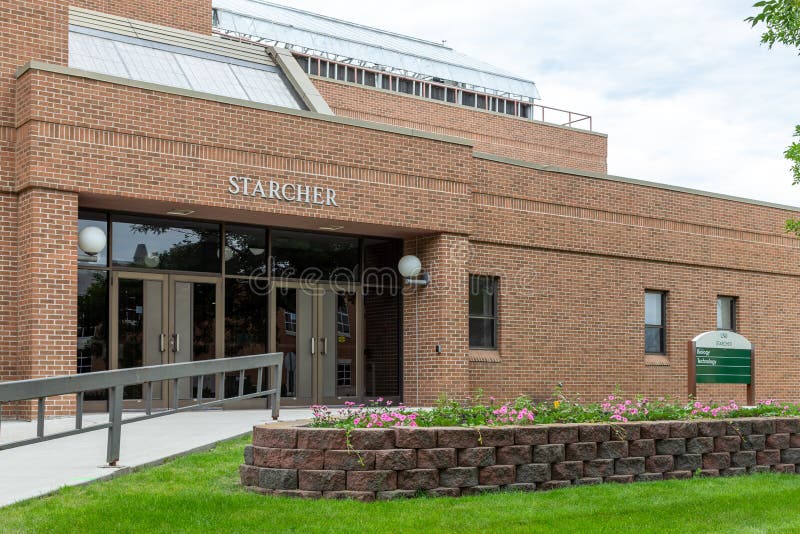 Starcher Hall on the campus of the University of North Dakota