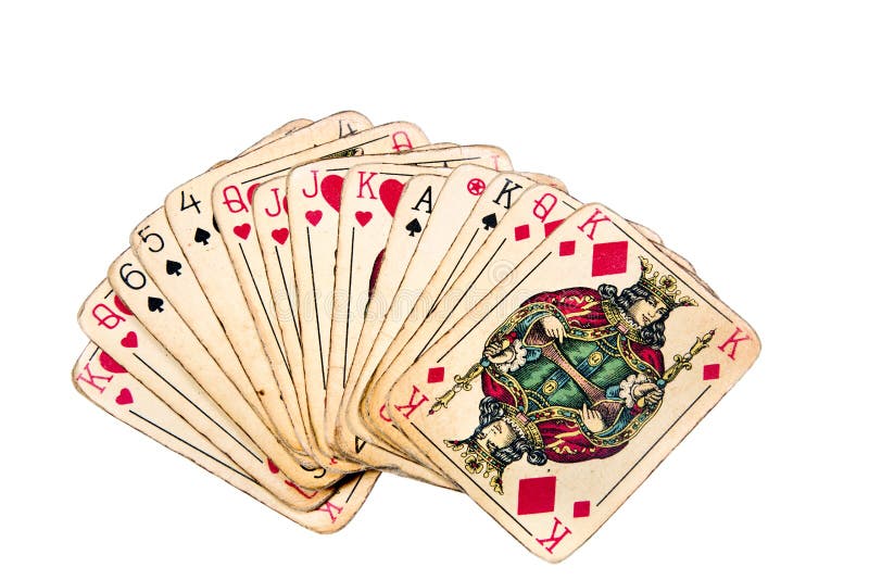 Stare joker karty obraz stock