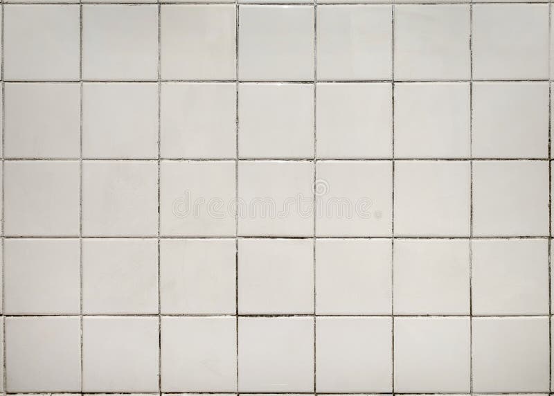 Old square white tile vintage. Old square white tile vintage