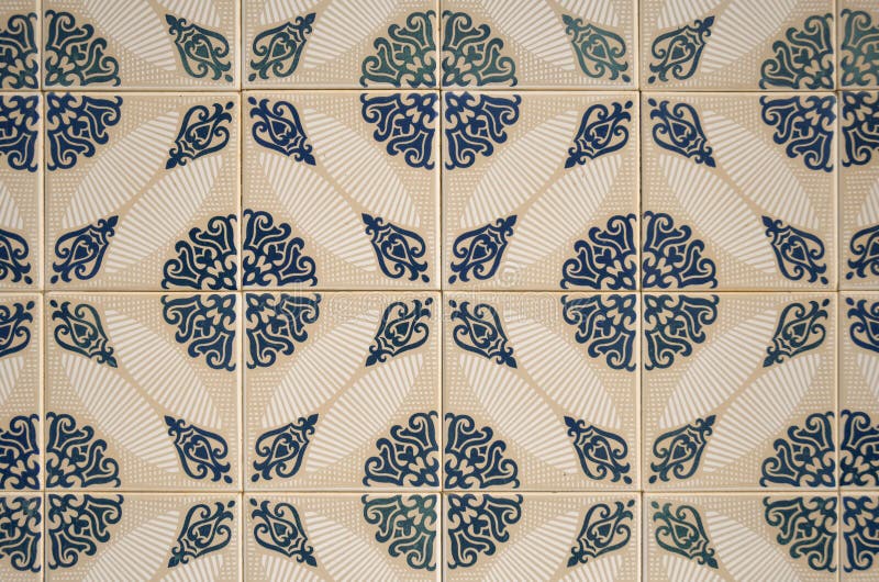 Ornamental old typical tiles from Portugal. Ornamental old typical tiles from Portugal.