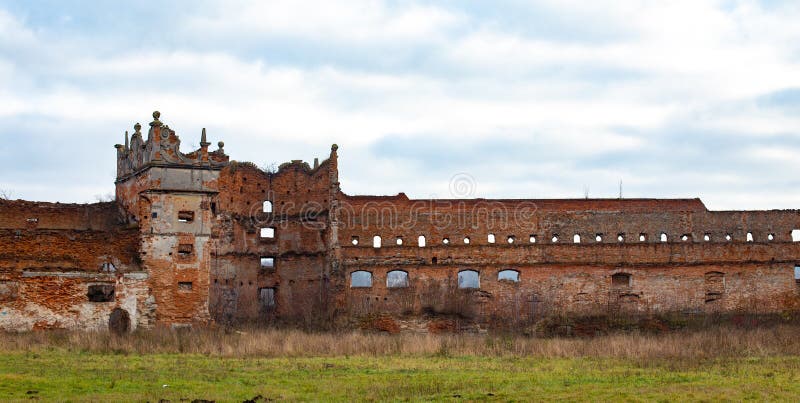 Stare Selo Old village Castle, Lviv region, Ukraine. Castle in the Stare Selo old village near the Lviv in western Ukraine