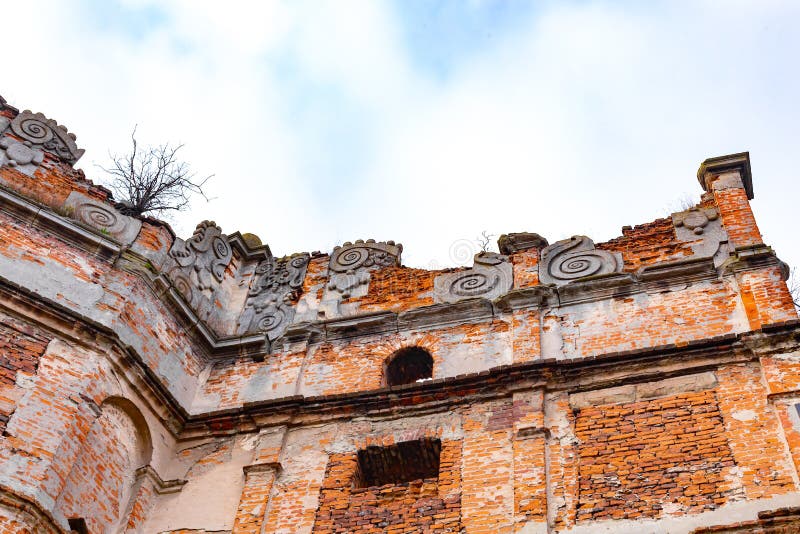 Stare Selo Old village Castle, Lviv region, Ukraine. Castle in the Stare Selo old village near the Lviv in western Ukraine