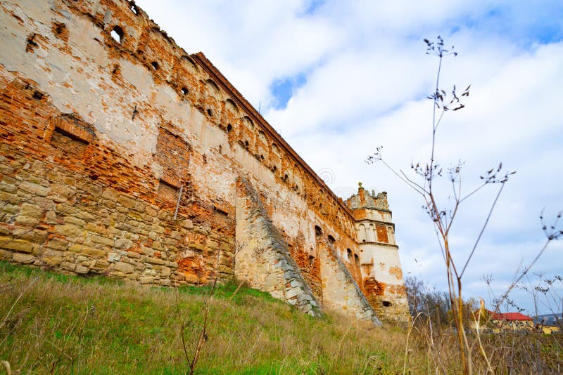 Stare Selo Old village Castle, Lviv region, Ukraine. Castle in the Stare Selo old village near the Lviv in western Ukraine