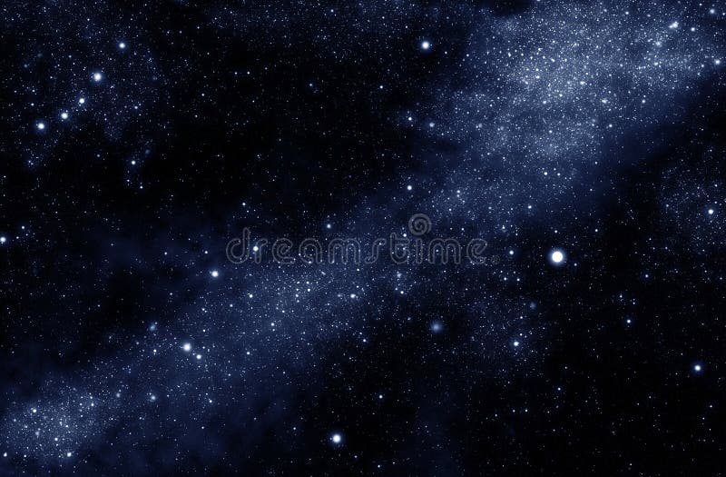 Starfield in the milky way galaxy