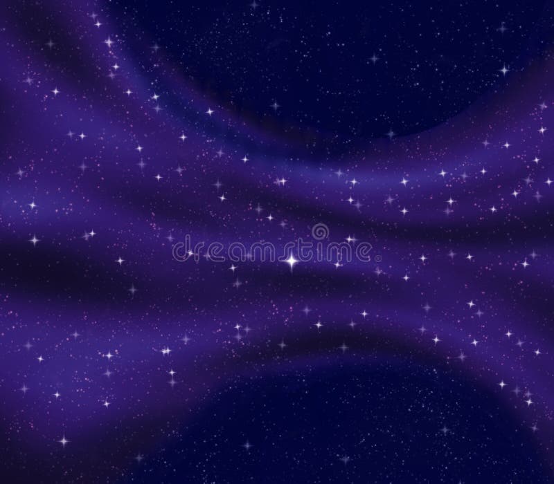 Starfield nebula starry sky royalty free illustration