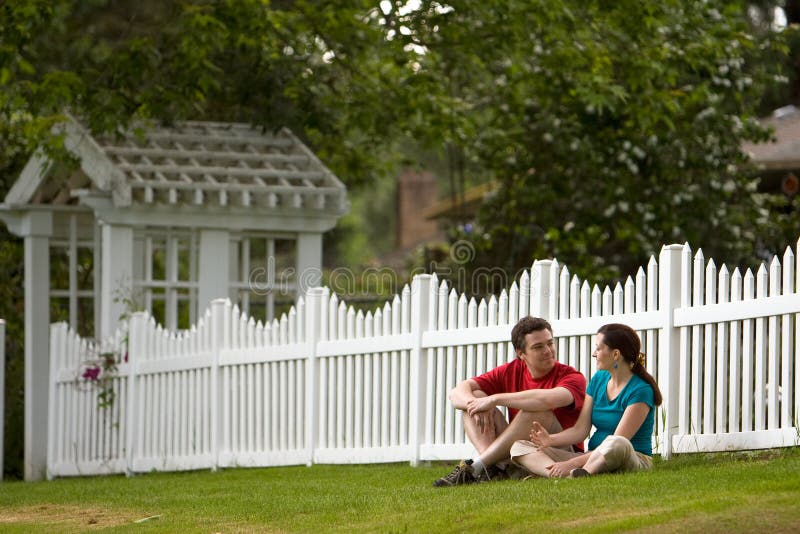 Staring Couple - horizontal