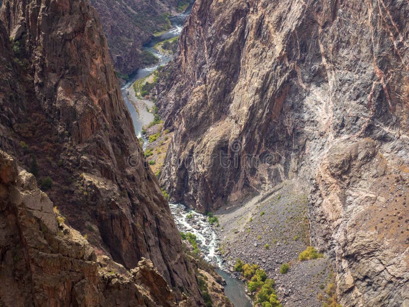 Black Canyon abyss, view from the precipice