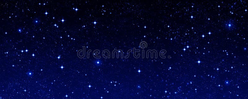 Starlight in the blue sky, Starry sky, cluster of stars , outer space, Space, star scattering, science, astronomy,, blue, black